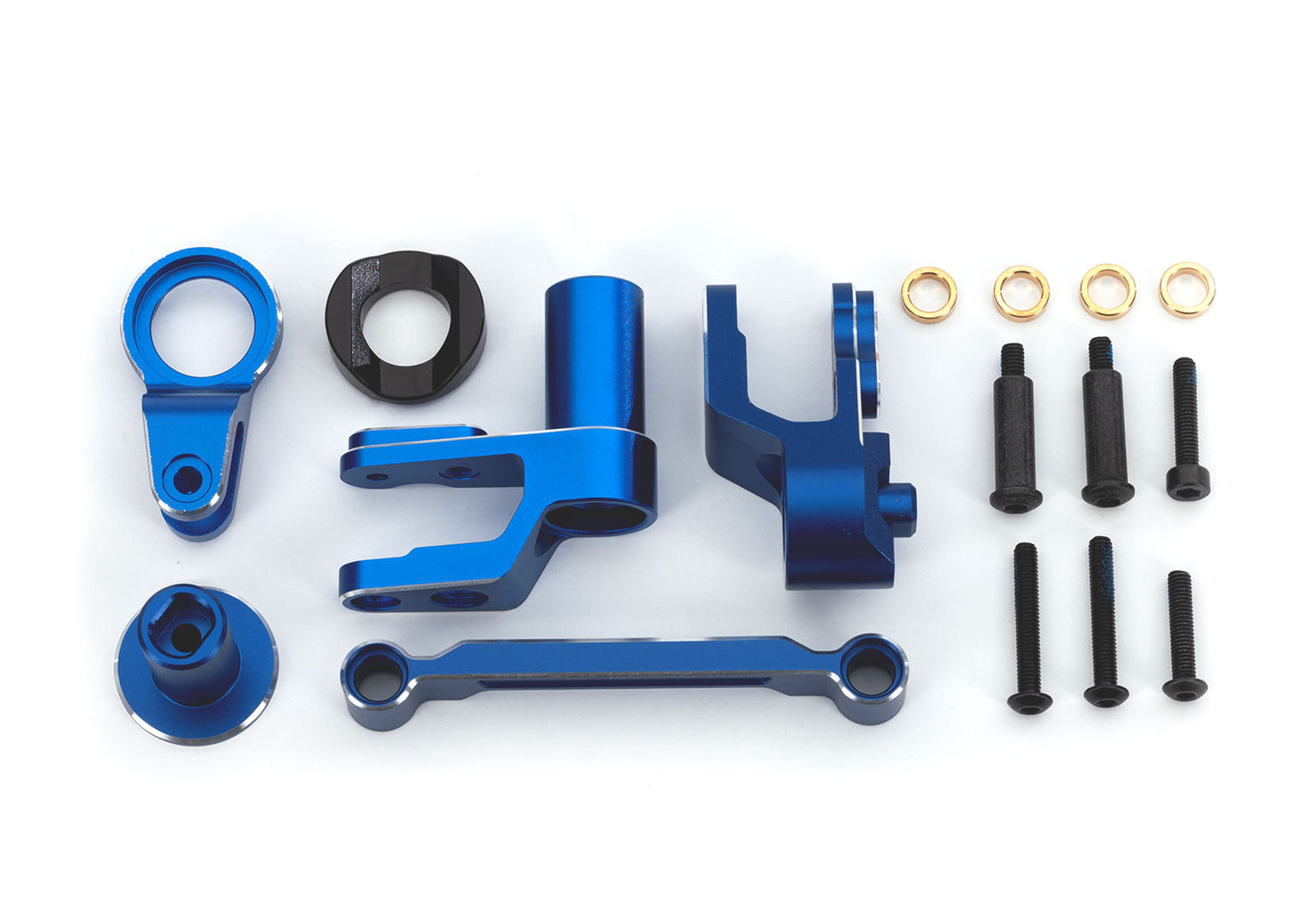 Traxxas 10246-Blue Steering Bellcranks Alum Blue