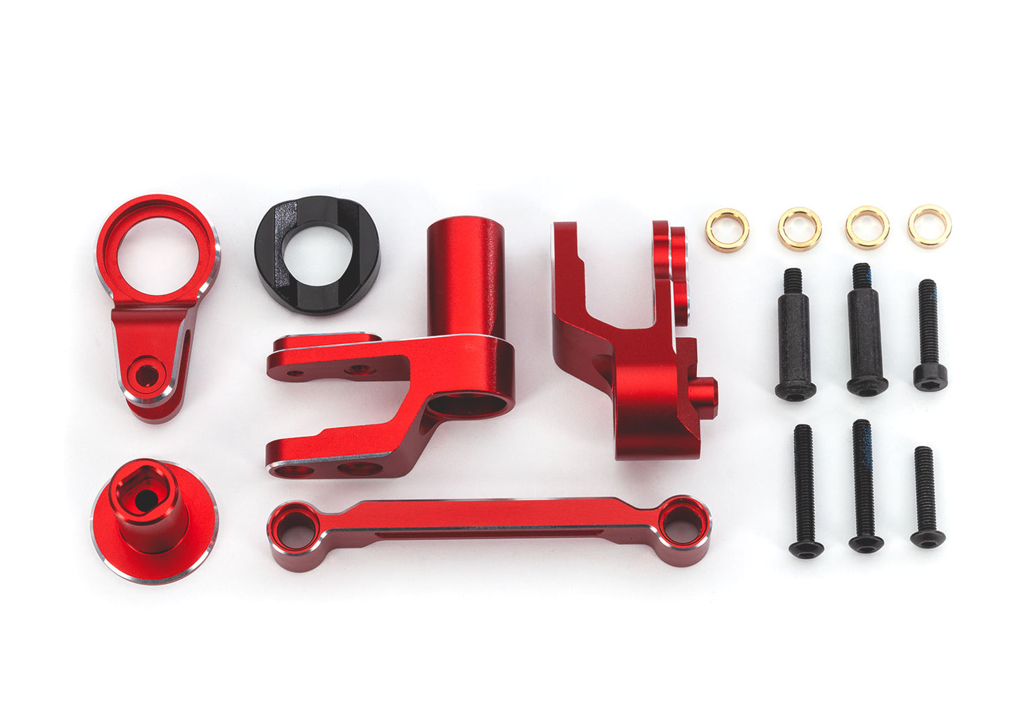 Traxxas 10246-Red Steering Bellcranks Alum Red