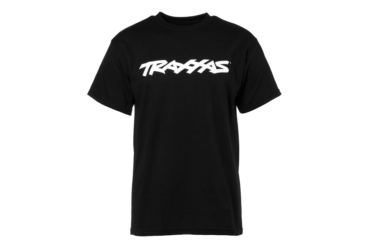 Traxxas 1363-L Black Tee Traxxas Logo Lg