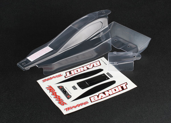 Traxxas 2417 Body, Bandit Clear Decal Sheet