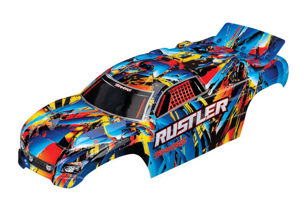 Traxxas 3748 Body Rustler Rnr Decals Appld
