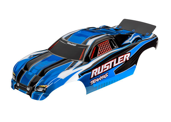 Traxxas 3750X Rustler, Body, Blue