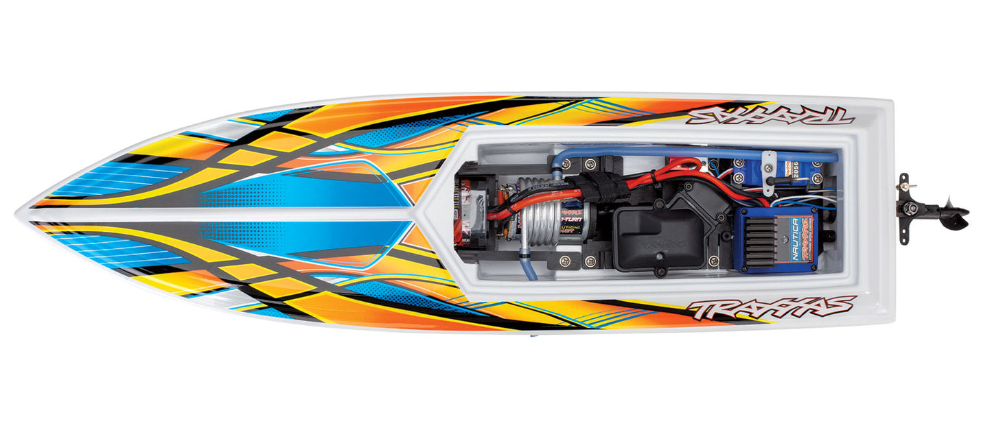 Traxxas 38104-8-Orng Blast Race Boat