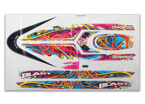 Traxxas 3816 Decal Blast Swirl