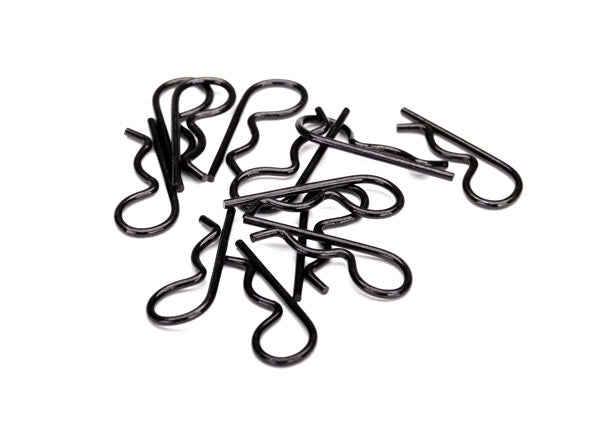 Traxxas 3934A Body Clips Hd Black (12)