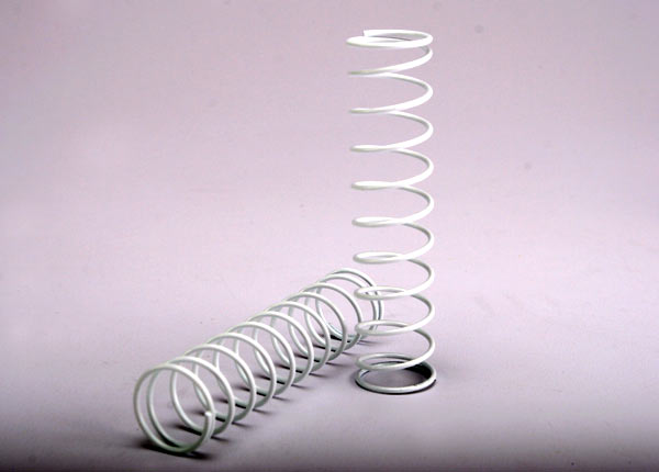 Traxxas 4457A Springs Rear Wht N. Rstlr/Slsh