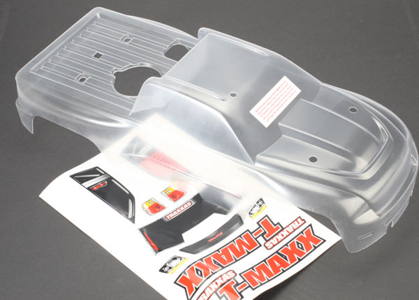 Traxxas 4921 Body T-Maxx Clear Lng Whlbase