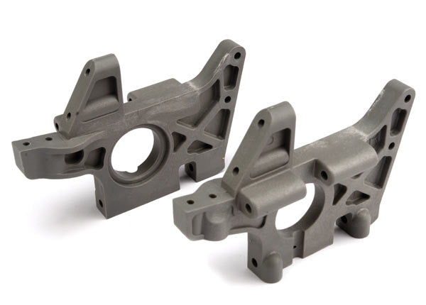 Traxxas 4930R Bulkheads (L/R) (Front) (Grey)