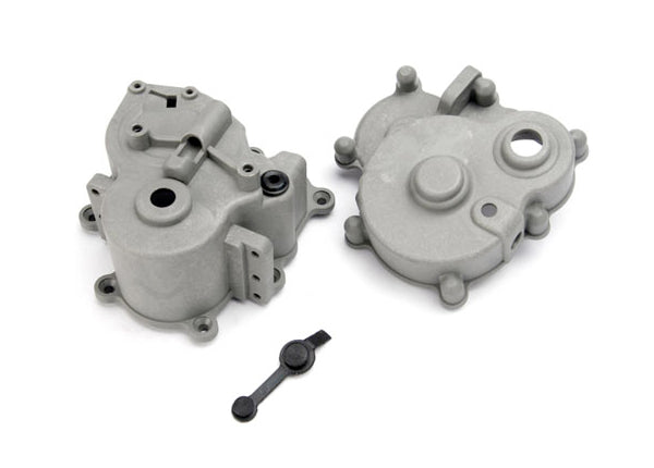 Traxxas 5181 Gearbox Halves F/R Grey
