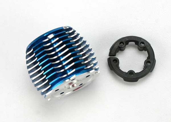 Traxxas 5237 Cooling Head Trx 2.5 2.5R Blue