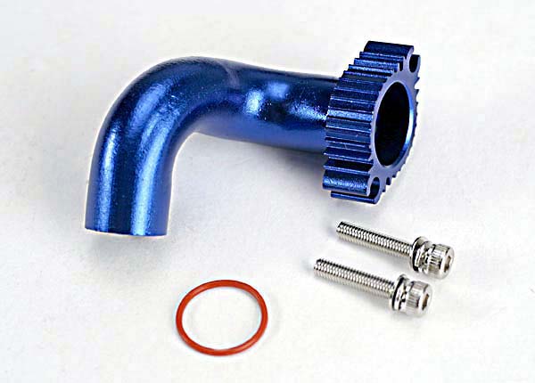 Traxxas 5287 Exhaust Header Blue Trx 2.5