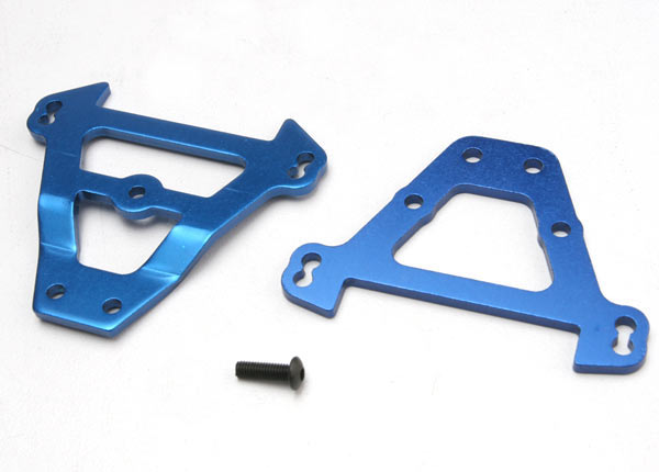 Traxxas 5323 Bulkhead Tie Bar Blue F/R