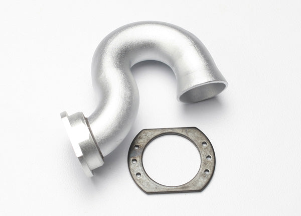 Traxxas 5340X Exhaust Header Aluminum Silver