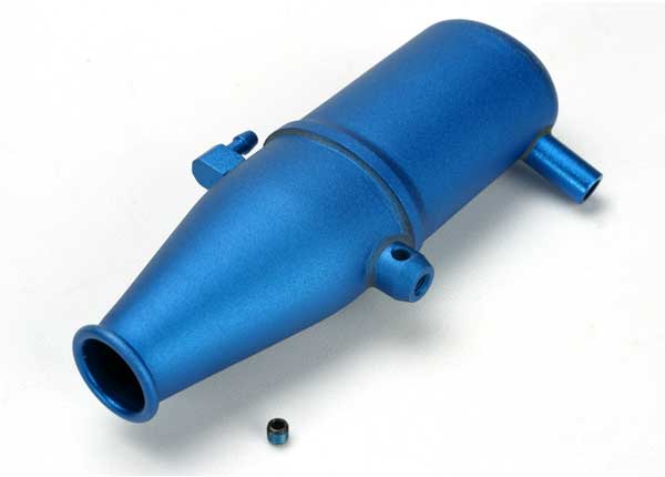 Traxxas 5342 Tuned Pipe Dual Chamber Blue