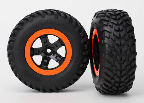 Traxxas 5863 T&W Sct Blk,Orng 2.2/Of/R Rear