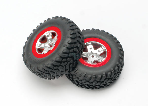 Traxxas 5873A T&W Sct Stn Chrm,Red/Sct Of/R