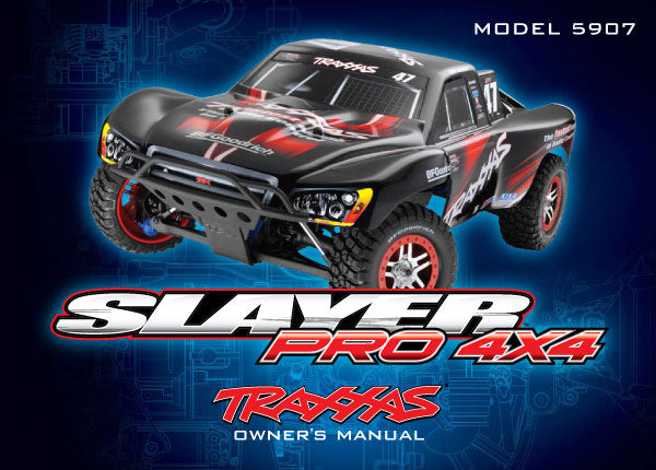 Traxxas 5999X Owners Manual Slayer Pro 4X4