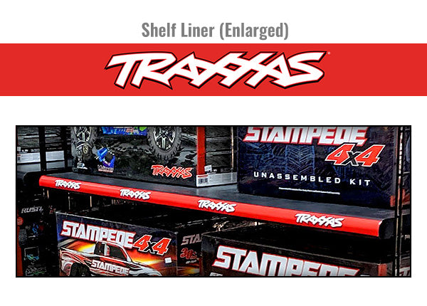 Traxxas 61748 Dealer Shelf Liner Red Adh Vinyl - 48"