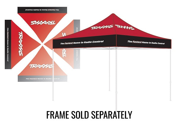 Traxxas 6186 Traxxas Red 10X10 Canopy