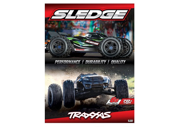 Traxxas 61880 Sledge 36X48 Vinyl Wndw Grpx