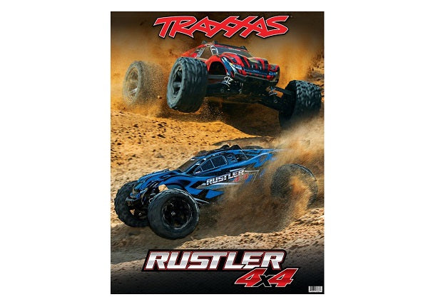Traxxas 61888 Rustler 4X4 36X48 Window Grphx