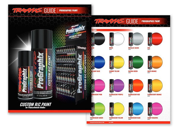 Traxxas 61890 Prographix Paint Dlr Ref Sheet