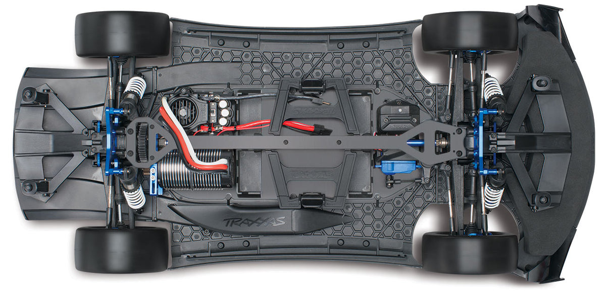 Traxxas 64077-3-Bluex Xo-1 Awd Supercar No Batt Tsm