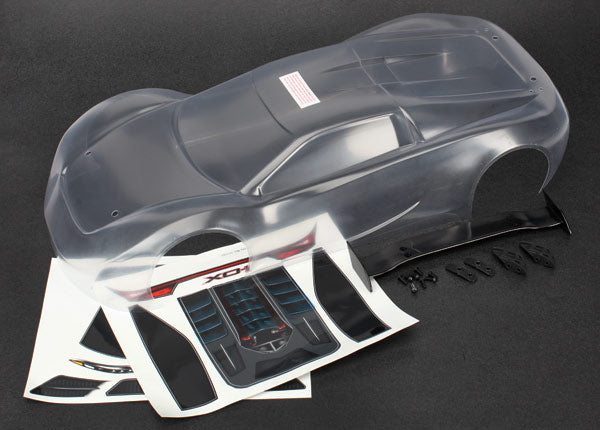 Traxxas 6411 Body Xo-1 Clear W/Wing