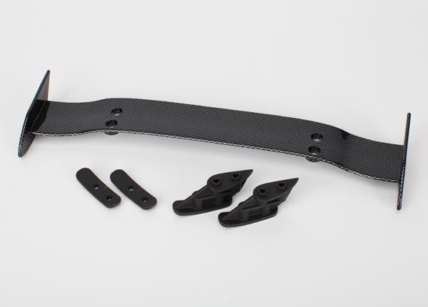 Traxxas 6414G Wing (Exocarbon)/ Wing Mounts