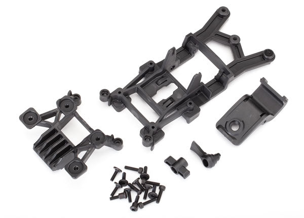 Traxxas 6720 Body Mounts F&R Rustler 4X4