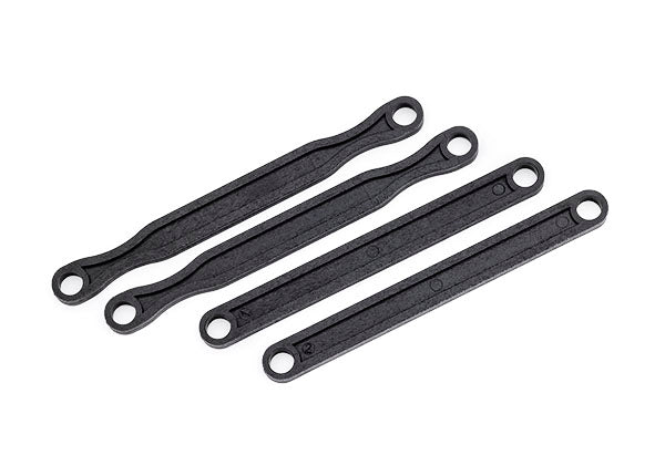 Traxxas 6748-Blk Camber Link Set Plastc F/R Blk