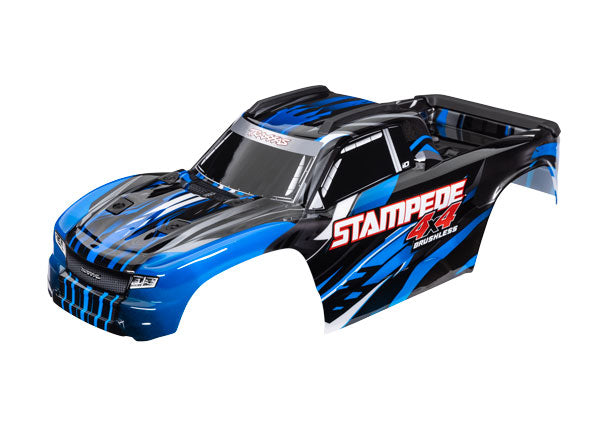 Traxxas 6762-Blue Body Stampede 4X4 Bl Blue