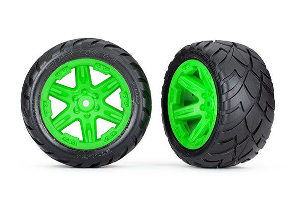 Traxxas 6768G T&W Rxt Grn Anaconda 2Wd Rear