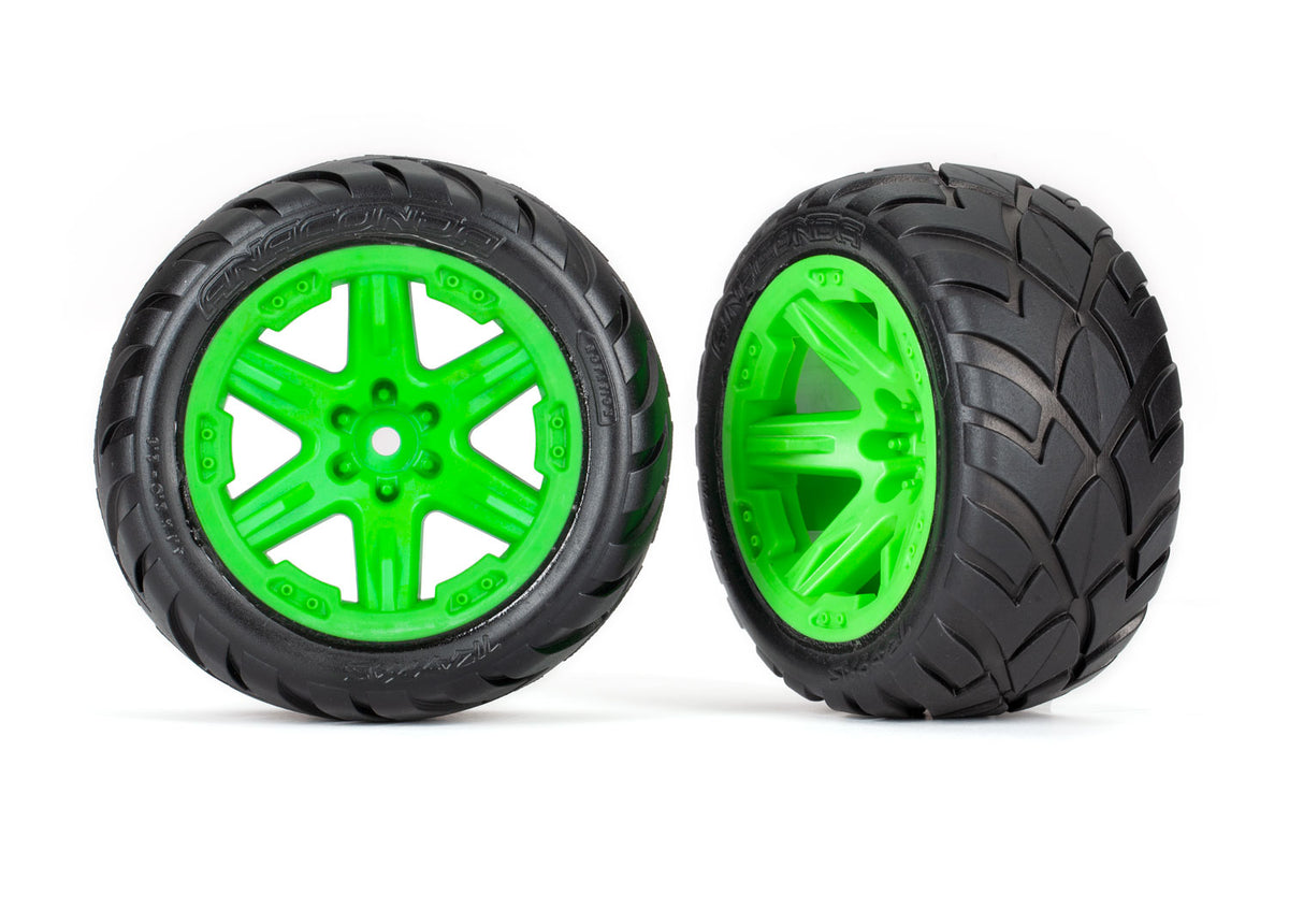 Traxxas 6775G T&W Rxt Grn Anaconda 2Wd Frnt