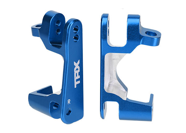 Traxxas 6832X Caster Block Blue Aluminum 4X4