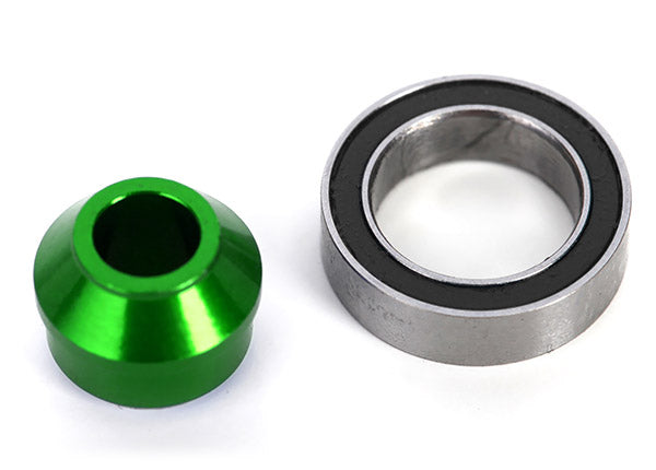 Traxxas 6893G Bearing Adapter Aluminum Green