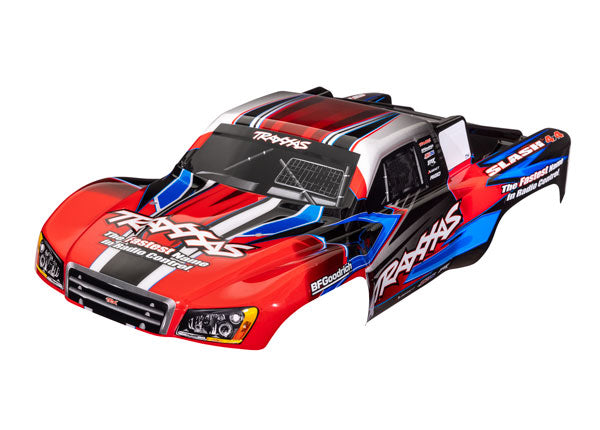 Traxxas 6928R Slash 4X4, Body, Red