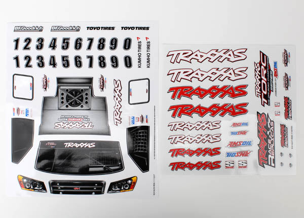 Traxxas 7013X Decal 1/16 Slash 4Wd