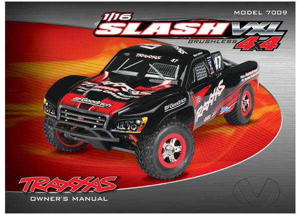 Traxxas 7098 Manual 1/16 Slash 4Wd Vxl 7009