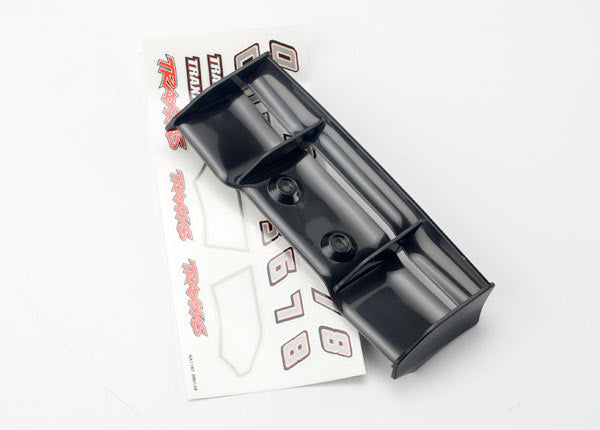 Traxxas 7122 Wing 1/16 E-Revo Blk Decals