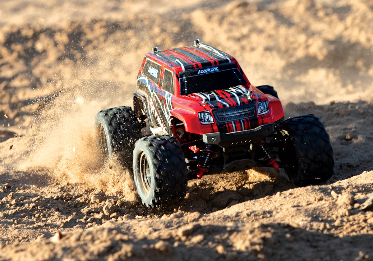 Traxxas 76054-5-Redx 1/18 Latrax Teton With Ac Chgr