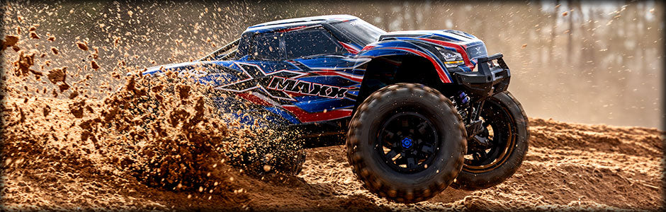 Traxxas 77096-4-Blue X-Maxx 8S Esc Belted
