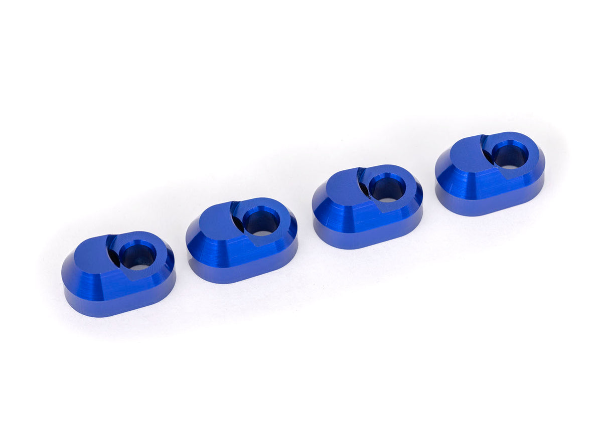 Traxxas 7743-Blue Susp Pin Retainer Alum Blue (4)