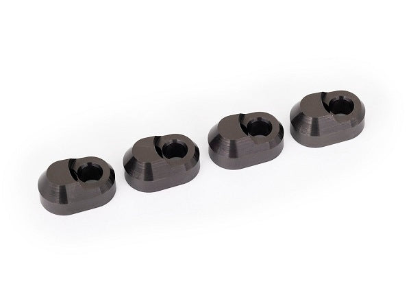 Traxxas 7743-Gray Susp Pin Retainer Alum Gray (4)