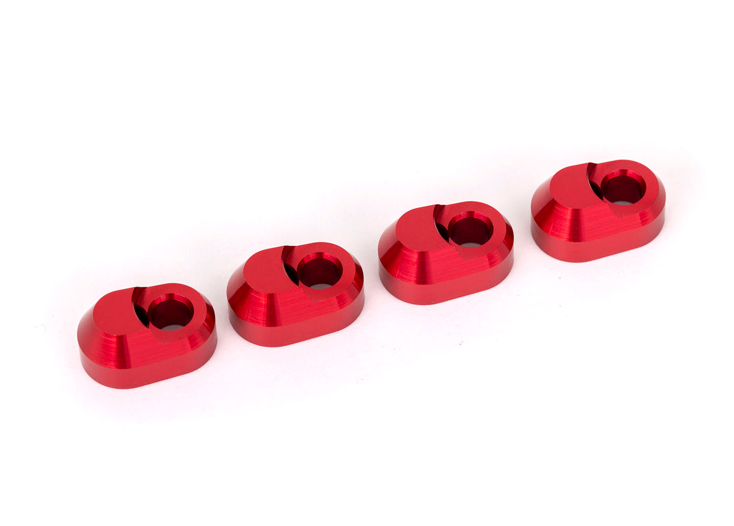 Traxxas 7743-Red Susp Pin Retainer Alum Red (4)