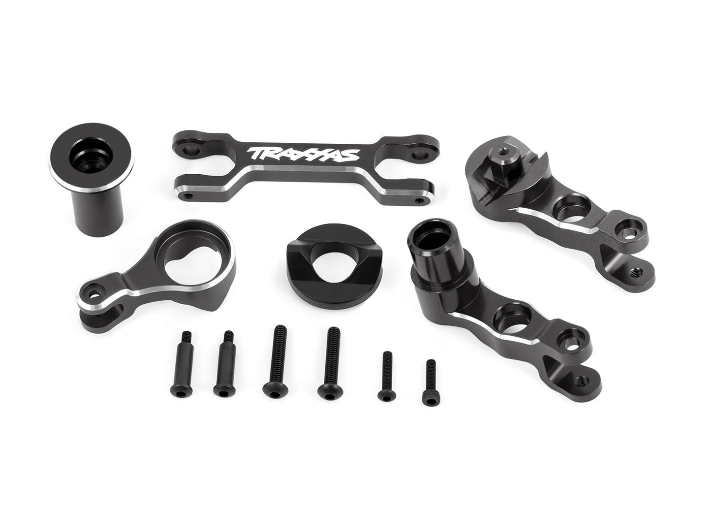 Traxxas 7746-Gray Steering Bellcranks Alum Gray