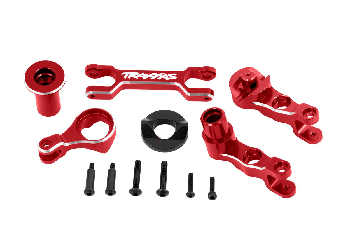 Traxxas 7746-Red Steering Bellcranks Alum Red