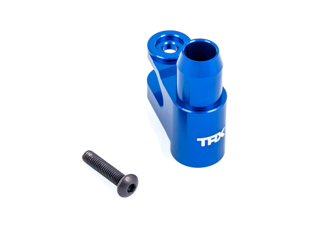 Traxxas 7747-Blue Servo Horn Steering Alum Blue
