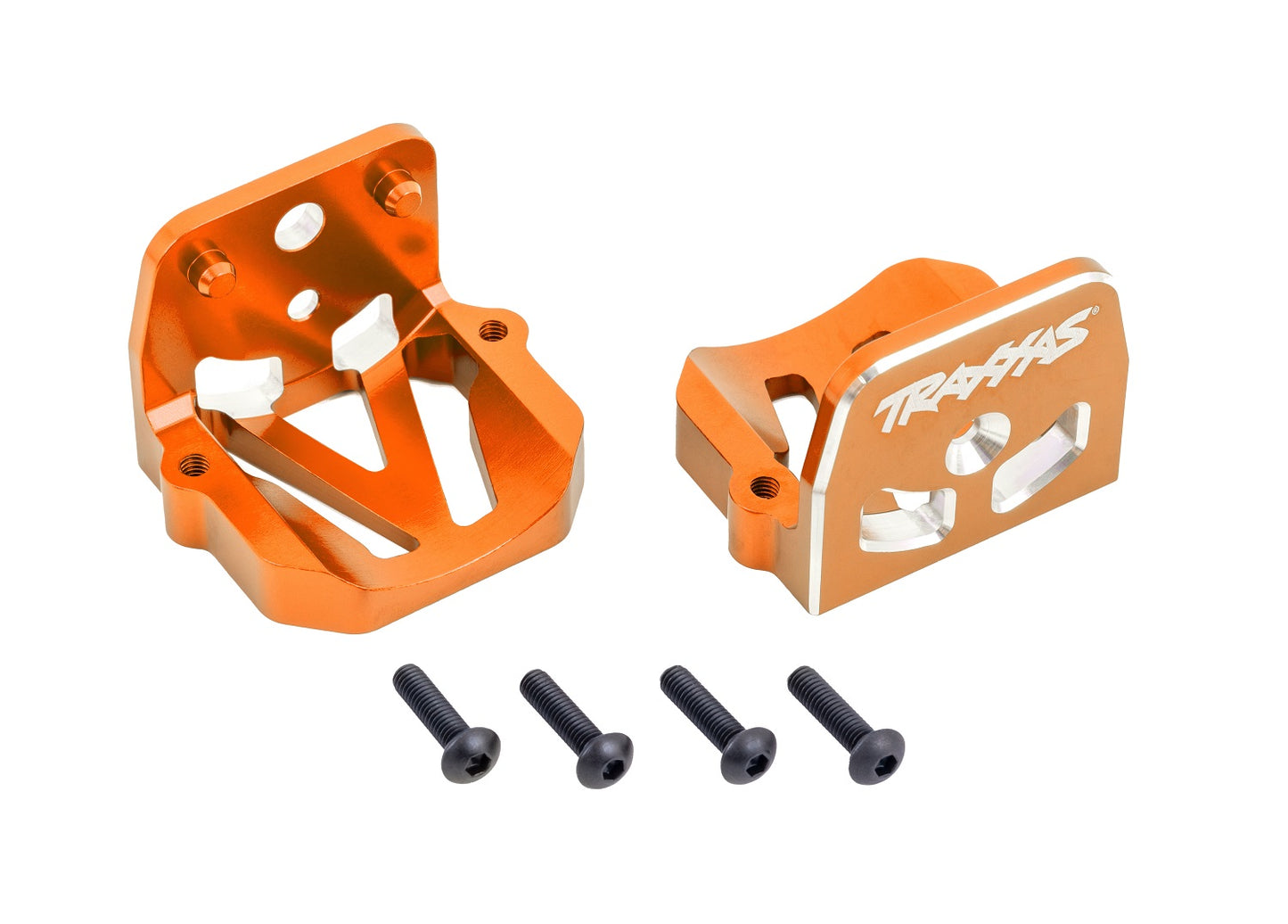 Traxxas 7760-Orng Motor Mounts Alum Orng (F&R)
