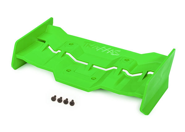 Traxxas 7821G Wing, Green/4X12 Fcs (4)